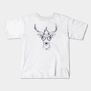 Geeky Deer Kids T-Shirt